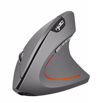 

HXSJ vertical mouse 2.4G wireless mouse rechargeable mouse built-in 600 mA battery adjustable 2400dpi suitable for office game