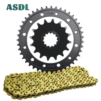 

525 43T 16T 525 16 43 tooth Motorcycle Transmission Chain and Front Rear Sprocket Kit For HONDA CB1000 R/RA CB 1000 2008 - 2016