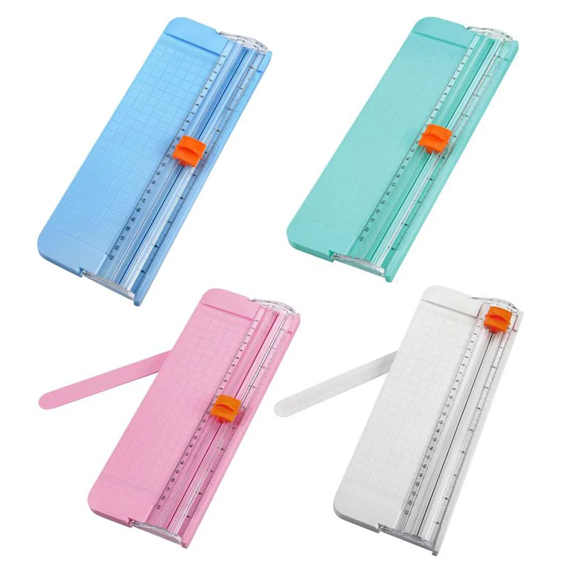 

1Pcs Portable Cutting Mat Tools Mini Photo Paper Cutter A5 Precision DIY Scrapbooking Paper Trimmer Home Office Supplies