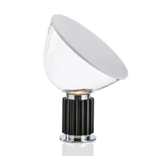 Modern LED Table Lights Glass Shade Radar Desk Lamps Decoration Lamp Satellite Lamp Bedroom Bedside Lighting Table Lamp Flexible willlustr table lamp desk light modern lighting transparent clear glass shade metal base stand silver black color radar design