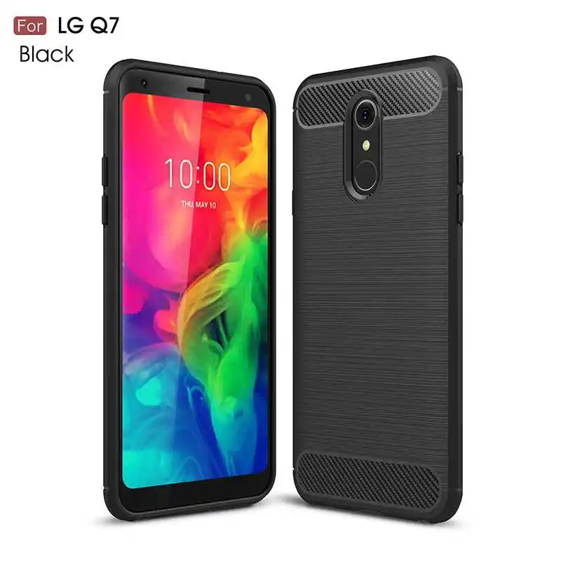 Mokoemi модный противоударный мягкий силиконовый чехол 5," для LG Q7 чехол для LG Q7 чехол для телефона