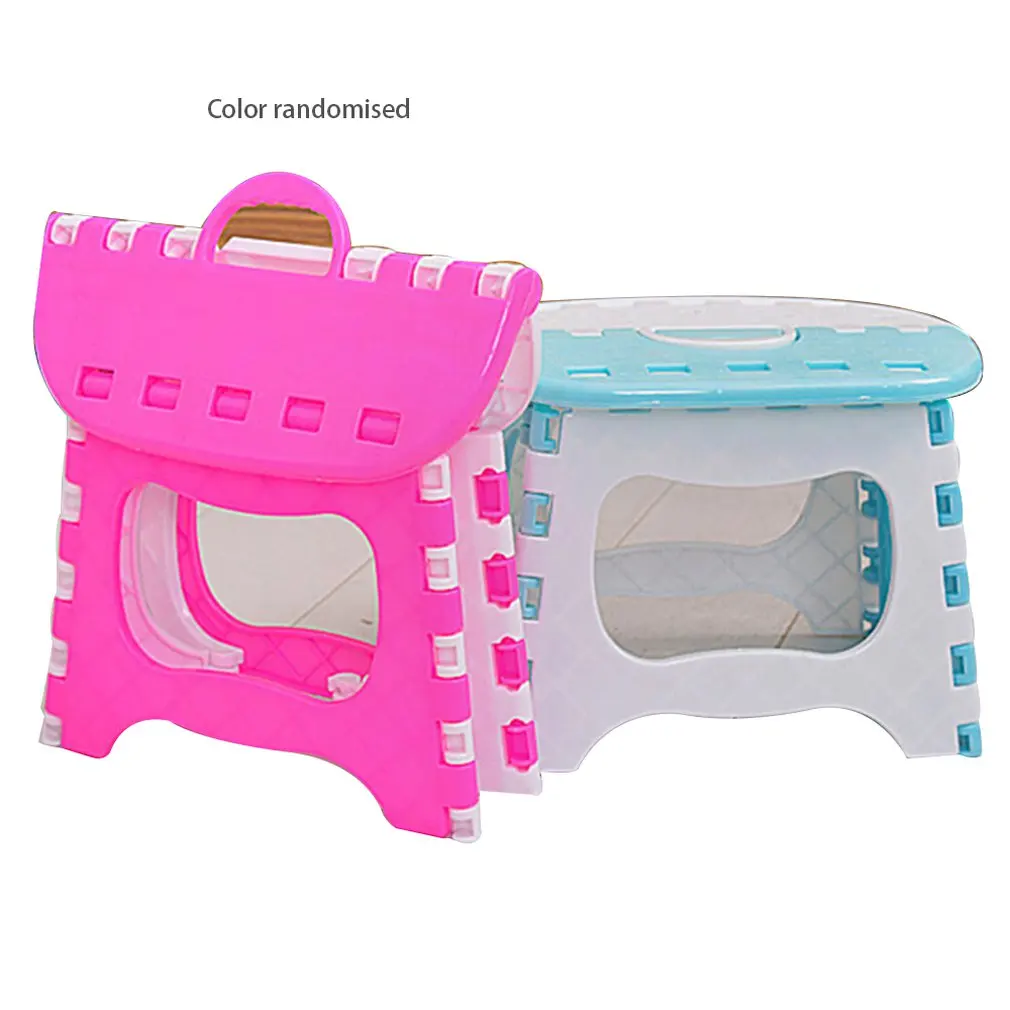 المحمولة كرسي بلا ظهر قابل للطي الأطفال البراز البلاستيك كرسي للاستعمال في المناطق الخارجية مقاعد البدلاء ل الصيد التخييم التنزه شاطئ نزهة ...