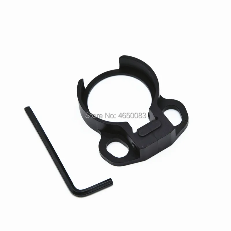

Hunting Tactical Loop End Plate Sling Swivel Adapter for 4 or 6 Position Stock AR15 M4 Rifle Black Free Shipping