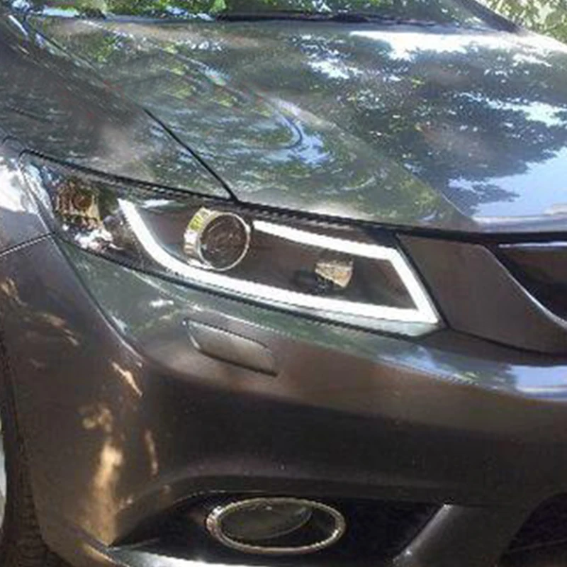ROADOT 1 пара автомобильный Стайлинг Автомобильные светодиодные ходовые огни фары