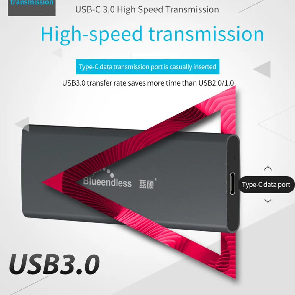 Blueendless 2,5 дюйма Msata жесткий диск коробка Usb 3,0 Hdd док-станция Ssd чехол металлический внешний Hdd Caddy Box Корпус