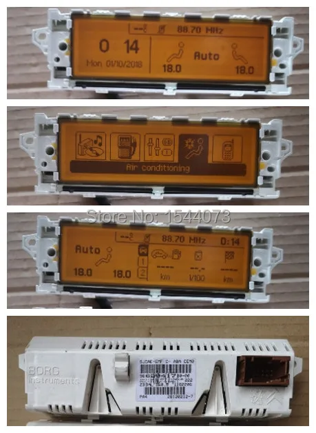 6 шт монитор экран USB Bluetooth кондиционер желтый 12 pin для peugeot 407 408 307 sega Триумф