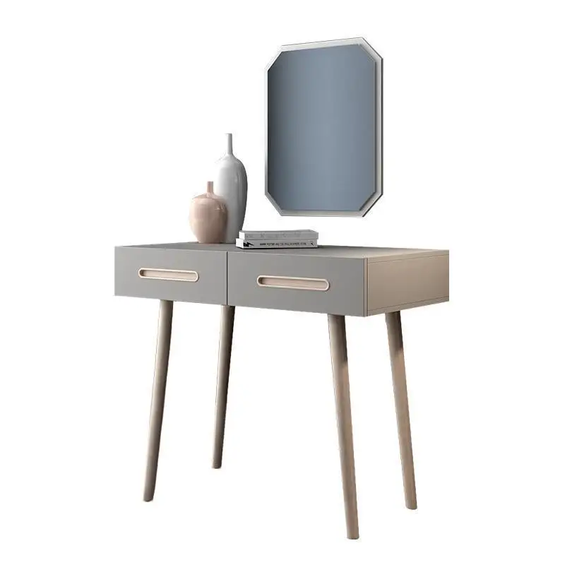 

Makeup Box Dormitorio Maquillaje Tocador Drawer Slaapkamer De Maquiagem Nordic Wooden Korean Table Quarto Penteadeira Dresser