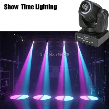 

Dj LED 30W Moving Head Light With strip light&Gobos Plate&Color Plate 30W Mini Led Moving Head Light Good Use For Home Party