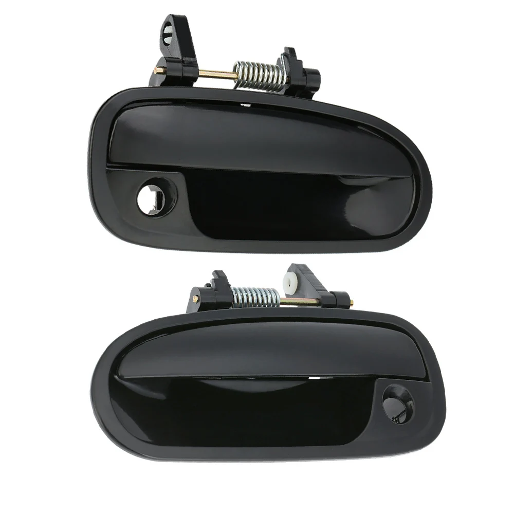 2pcs Left+right Exterior Door Handle Parts Front For Honda Civic 1996