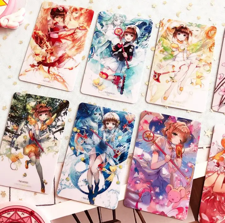 10 unids/set Kawaii Popular Sakura Cardcaptor tarjetas pegatinas magia clásica chica Anime Sakura DIY pegatina coleccionable 10 unids/set Kawaii Popular Sakura Cardcaptor tarjetas pegatinas magia clásica chica Anime Sakura DIY pegatina coleccionable