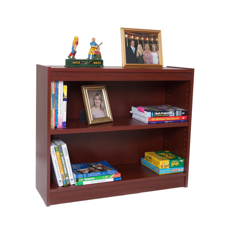 Home Office Décor Contemporary 36"H Wood Veneer Bookcase
