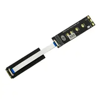 sata כבל כרטיס Riser PCI-E x1 כדי NGFF M.2 מפתח B SATA Base PCI Express SSD מתאם כרטיס Riser Extender כבל 2230/242/2260/2280 M2 SSD (1)