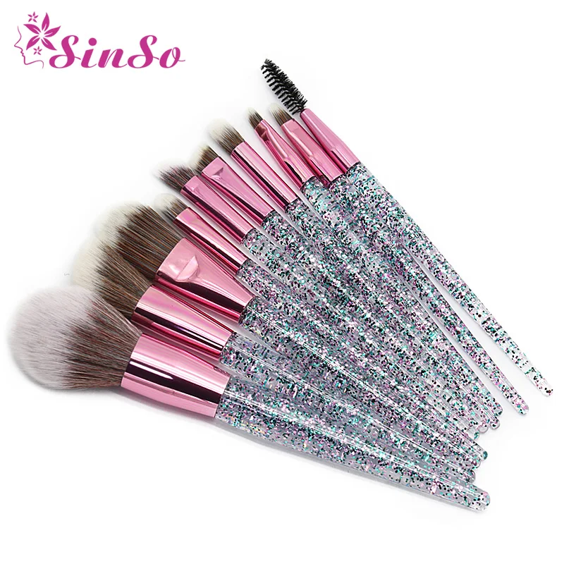 

SinSo Kabuki Makeup Brushes Set 10Pcs Foundation Blush Makeup Brush Kit Powder Blending Eye shadow Make up Brushes Cosmetic Tool