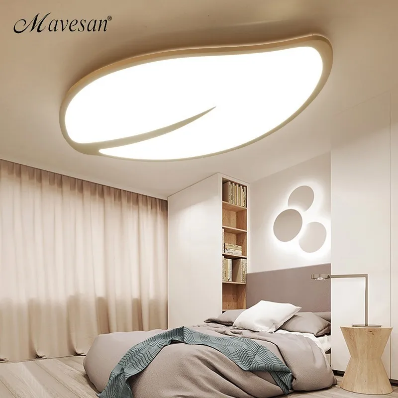 

Modern Acrylic ceiling lights for bedroom support 110V and 220V Remote control led surface mount lamps