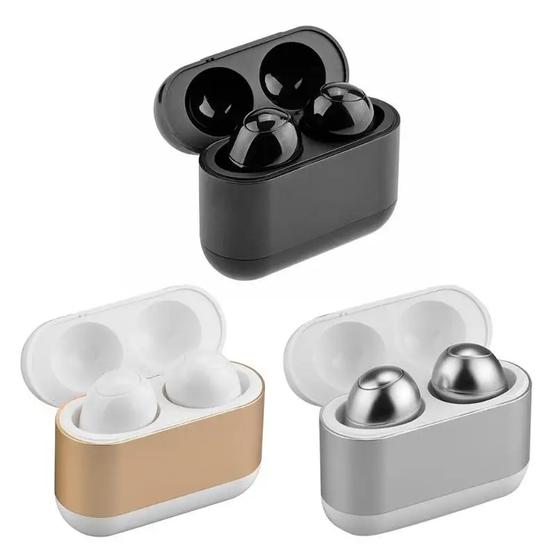 

VODOOL TWS True Wireless Blutooth Mini Earbuds In-Ear Earphones Auricular Headset Headphone with Charging Box for IOS Android