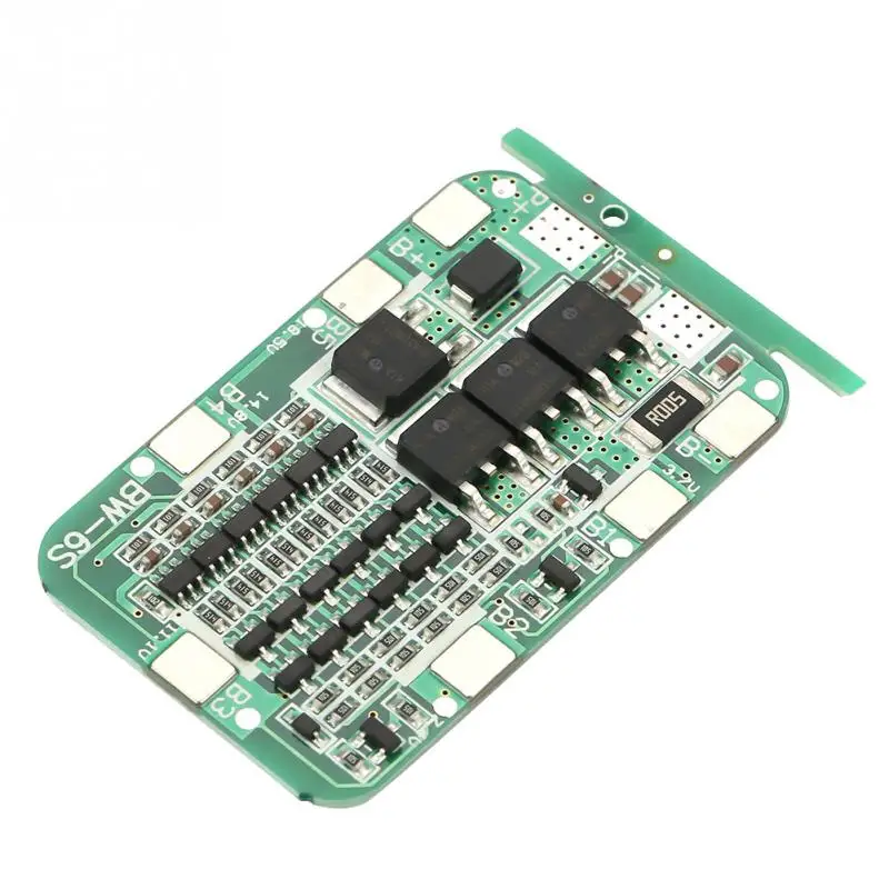 Защитная плата литий ионного аккумулятора 6S 15A 22V 24V PCB BMS для 18650|Солнечные
