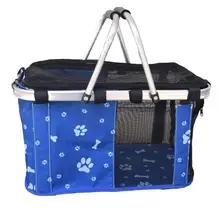 LanLan складная сумка корзина сумка для питомцев на прогулке путешествия