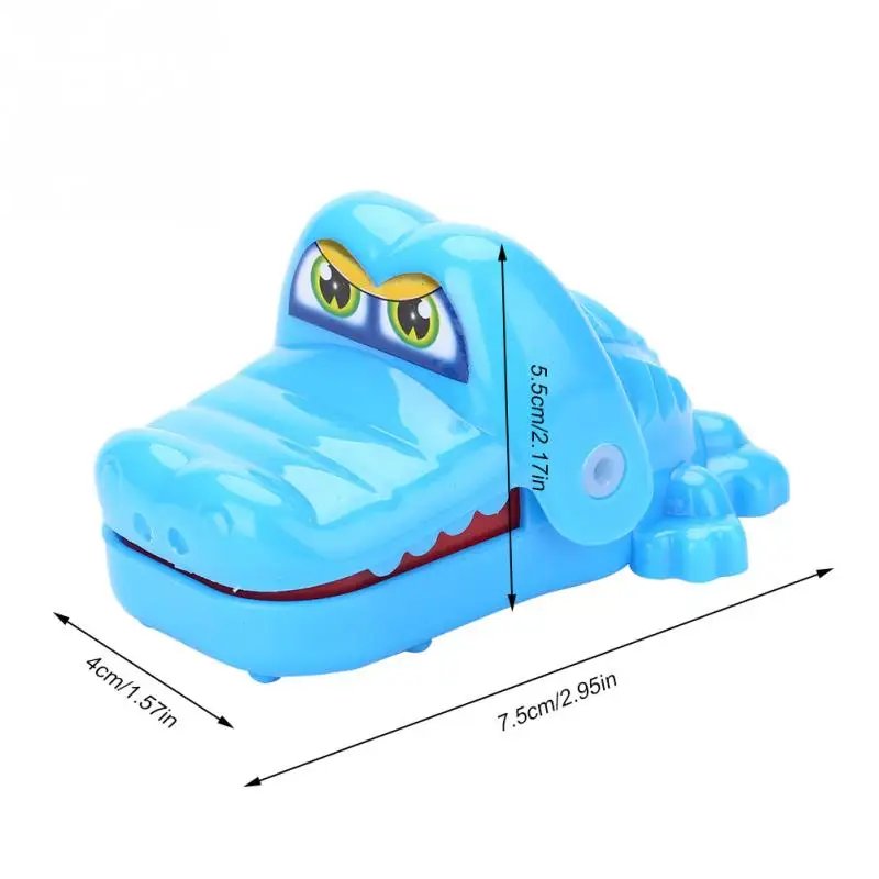 Горячая креативный крокодил Рот стоматологический кусает за палец игрушки маленький размер забавная Семейная Игра затычки игрушки для детей играть веселье 3 цвета