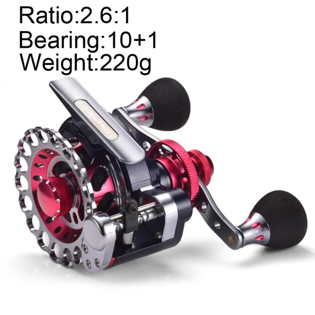 TOP New Pattern ratio 2.6:1 Raft Wheel for Fishing reels Automatic