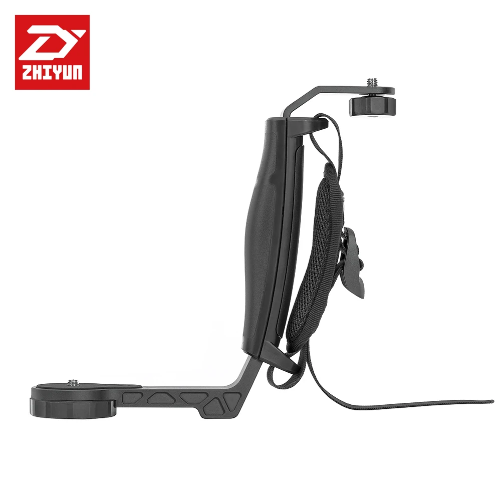 

Zhiyun Crane 2 Gimbal Accessories L Bracket Mini Dual Grip Handle Holder with Hand Strap Free Extension