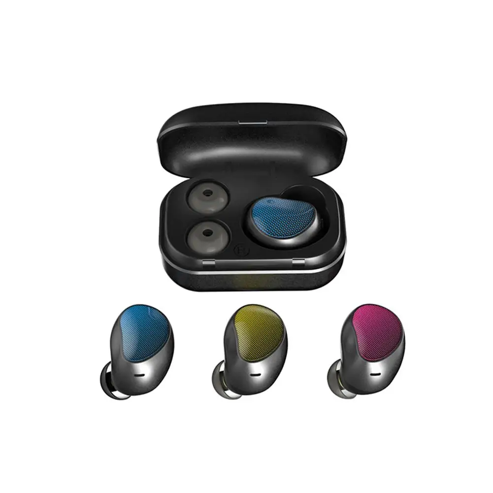 

Touch Business Wireless Car Bluetooth 4.2 Earphone Single Portable Noise Reduction High Quality Charging Compartment Earbuds
