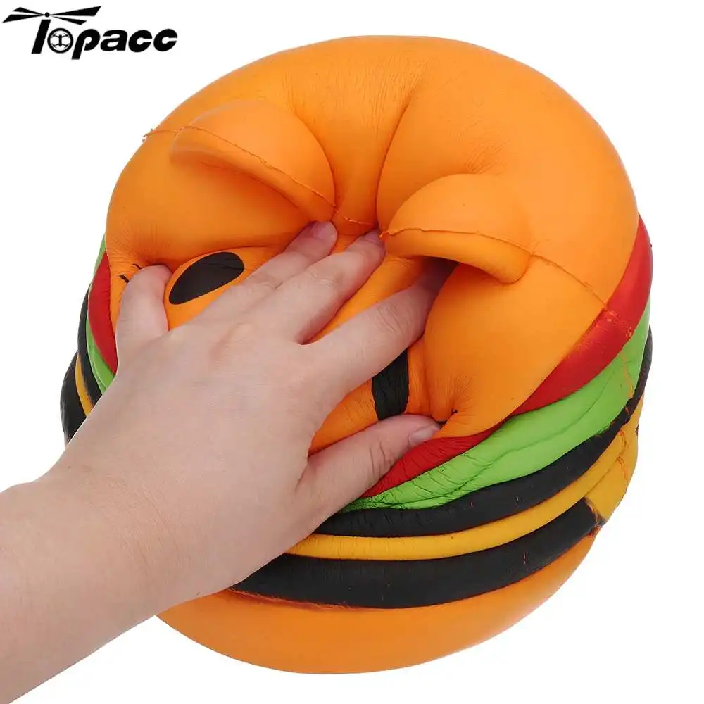 

Huge Cat Burger Squishyed 8.66'' Jumbo 22CM Soft Slow Rising With Packaging Gift Giants Squeeze Toys For Children Kids Fun