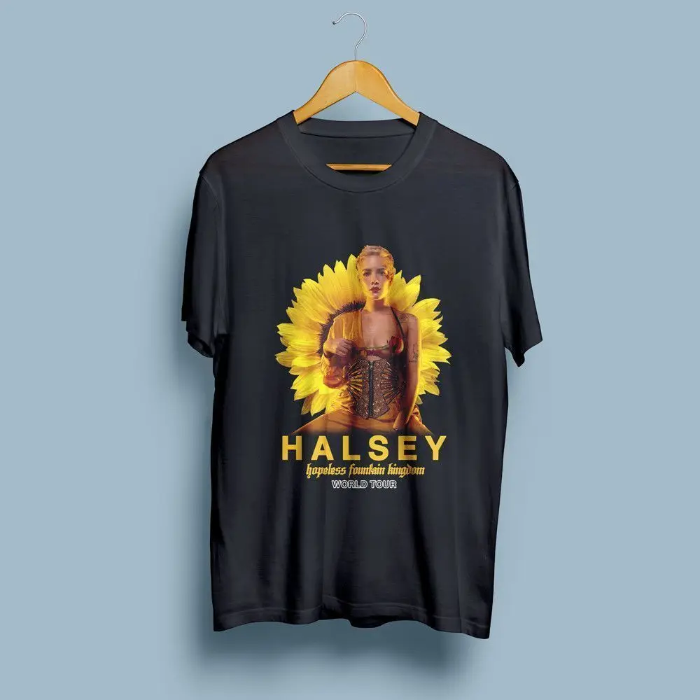

HALSEY HOPELESS Fountain Kingdom Cover T-shirt New Fashion T Shirt Graphic Letter 2018 Hot Sale Super Fashion