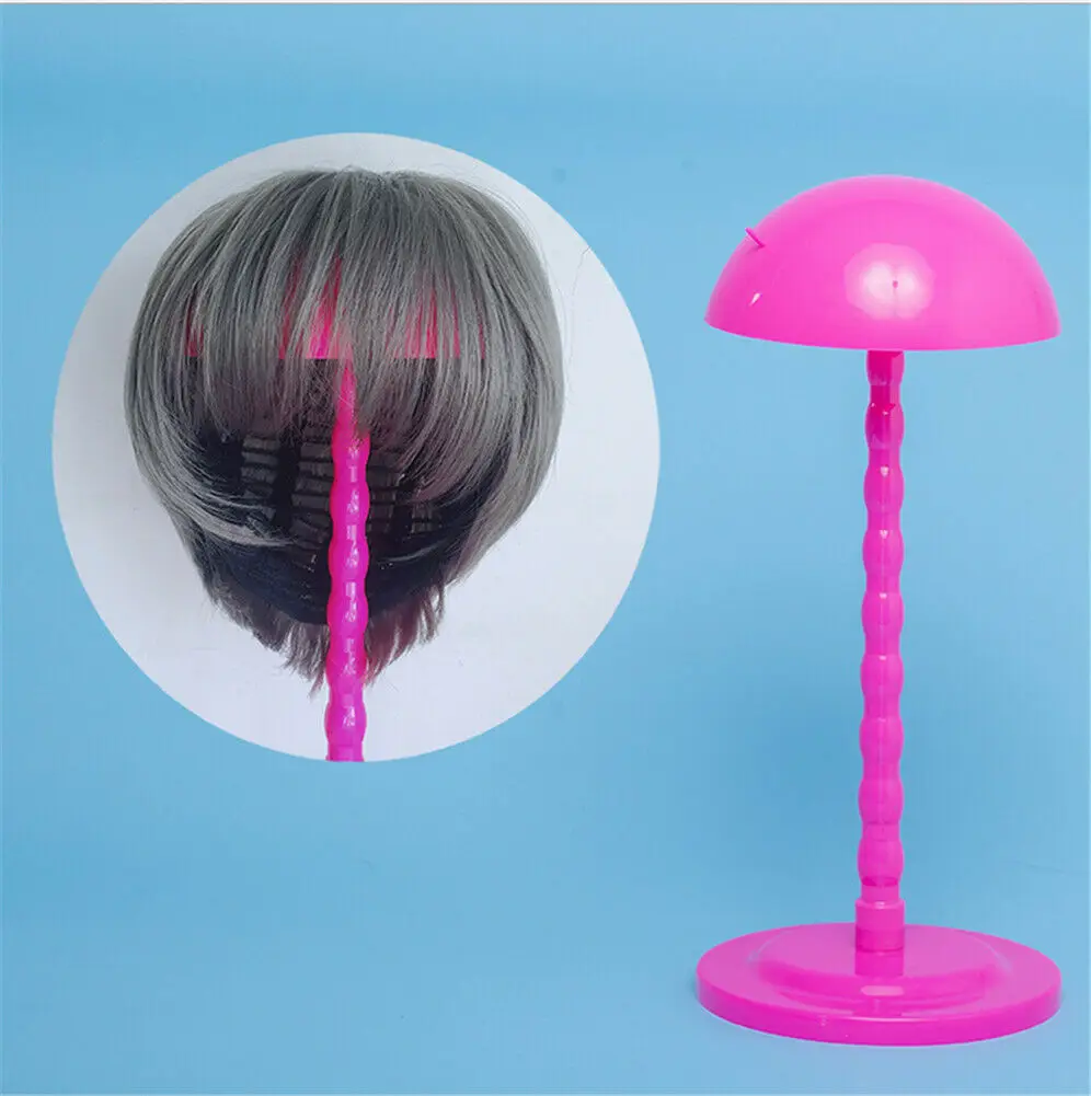 

New Folding Plastic Stable Durable Wig Hair Hat Cap Holder Stand Display Tool