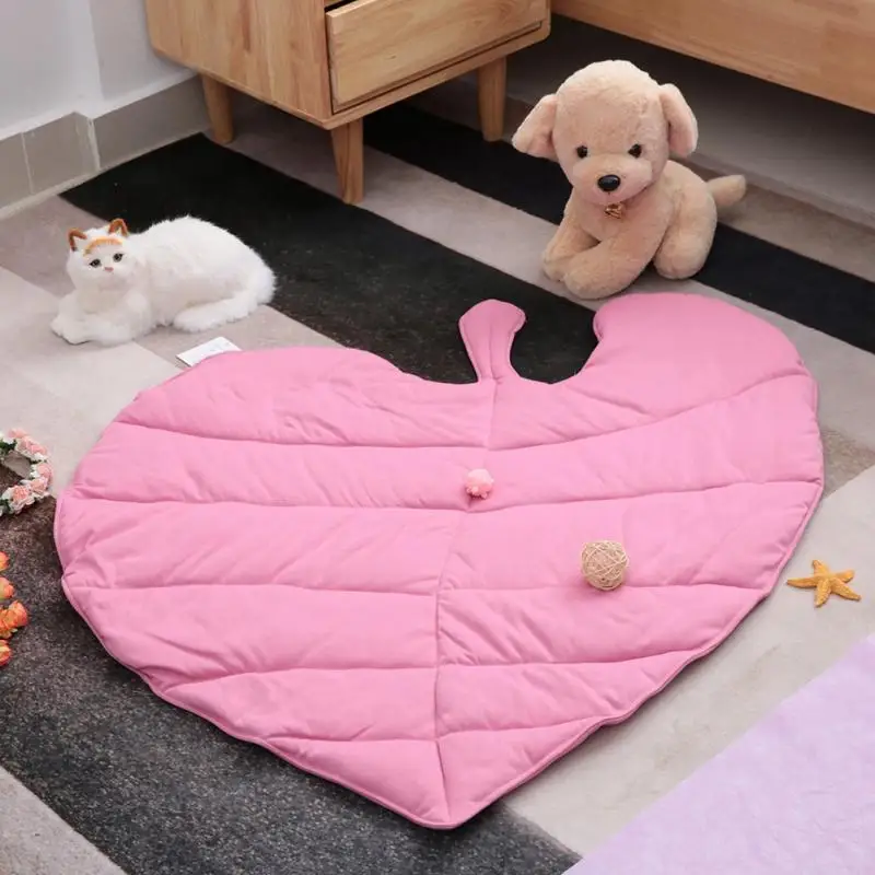 Leaf Shape Baby Play Mat Playmat Baby Newborns Soft Crawling Pad