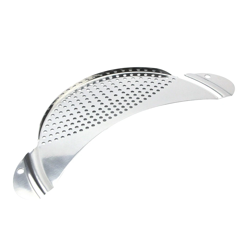 

1PC Strainer Stainless Steel Pasta Spaghetti Practical Draining Tool Pot Strainer Pan Drainer for Home Kitchen Easy Draining