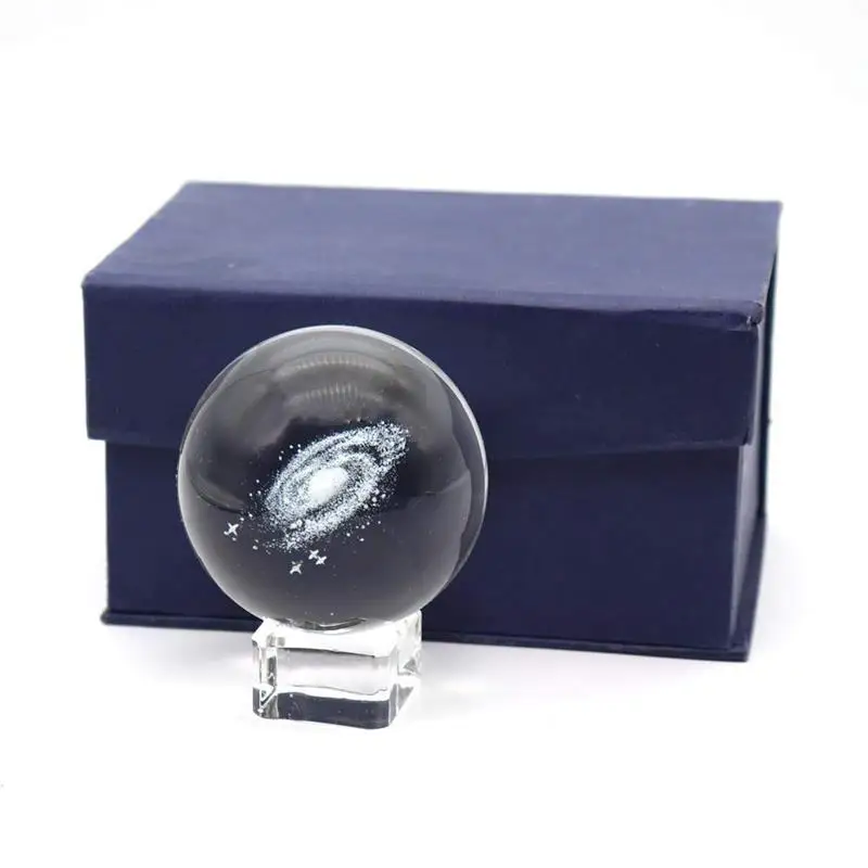 3d Solar System Crystal Ball Planets Glass Ball Laser