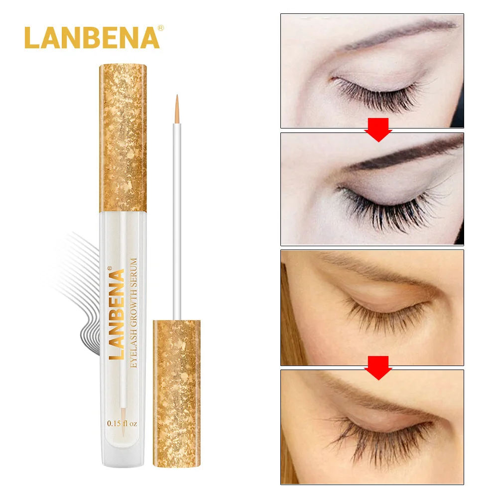 

LANBENA Eyelash Growth Eye Serum 7 Day Eyelash Enhancer Longer Fuller Thicker Lashes Eyelashes and Eyebrows Enhancer Eye Care