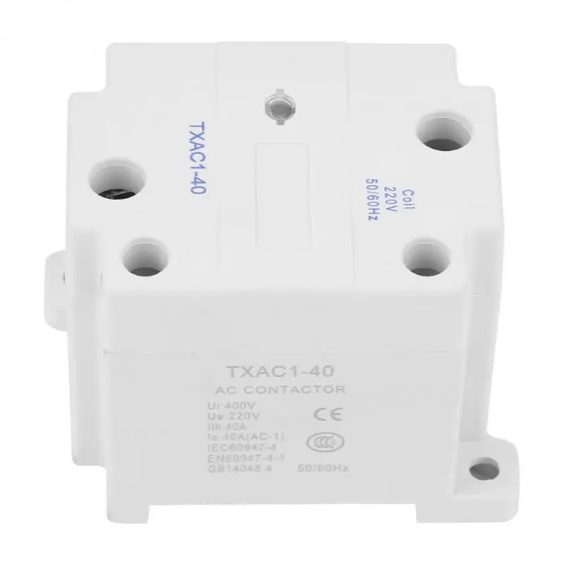 

TXAC1-40 UI400V 40A Single Pole One NO AC Contactor for Injection Molding Machine contator eletrico 220V 50/60Hz