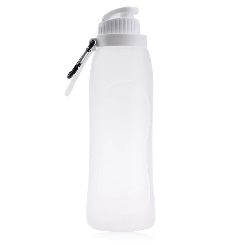 

500ML Water cup Portable Collapsible Folding Silicone Water Bottle Outdoor Camping Hiking