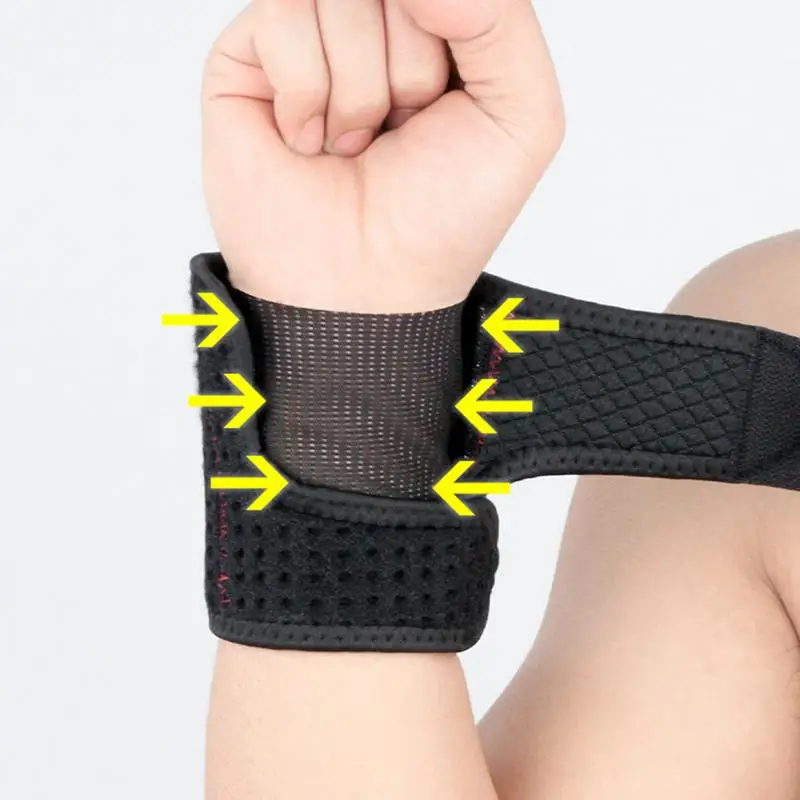 Спортивный бренд манжет для поддержки запястья руки протектор Sweatband унисекс