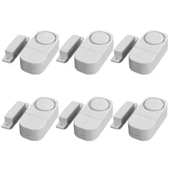 

6pcs/set Wireless Home Doors Windows Security Entry Alarm System EASY To Install FREE BATTIRES