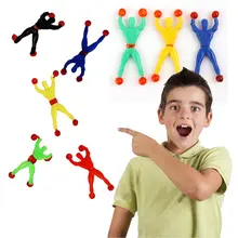 10 шт. липкие настенные альпинистские мужские новые детские игрушки случайного цвета