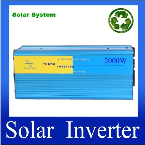 

4000W peak 2000W puhdas aalto invertteri DOOR TO DOOR FREE SHIPPING 48V DC to AC Solar Inverter 2000W Pure sine wave power
