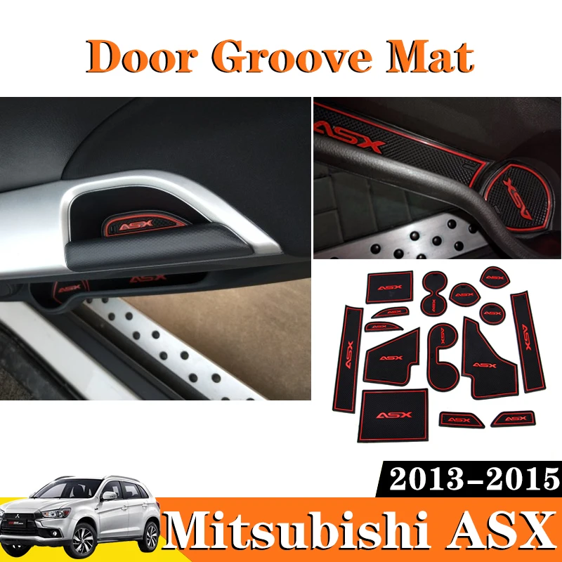 15X для Mitsubishi ASX 2013 2014 2015 автомобиля внутренняя Гейт игровой коврик Нескользящая