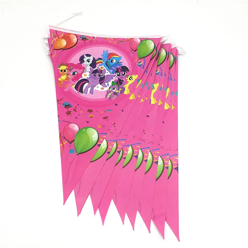  My Little Pony Theme Design 152Pcs/Lot Kid Birthday Party Cups Plates Mask Invitation Card Wedding  - 32969703743