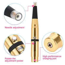 Перезаряжаемые для бровей Тату микроблейдинг лезвие косметический карандаш полу постоянный туман бровей губ макияж, боди-арт татуировки