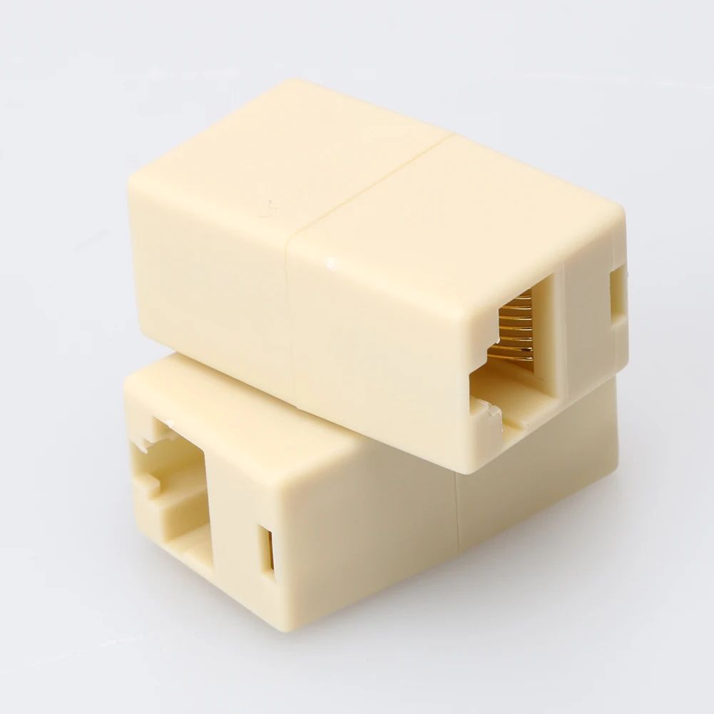 

100Pcs/Lot High Quality Newtwork Ethernet Lan Cable Joiner Coupler Connector RJ45 CAT 5 5E Extender Plug Network Cable Connector