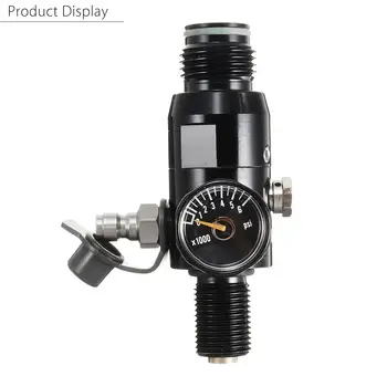 

4500psi Paintball Regulator HPA High Compressed Air Tank Valve Reg Threads Paintball Accessories