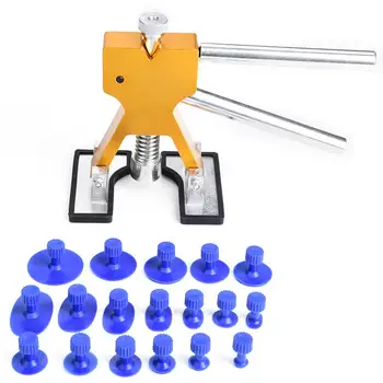 

Car Paintless Dent Repair Flattening Puller Hand Lifter Kit Tools with 18 Glue Tab For automobile surface Car Repair Tools NEW