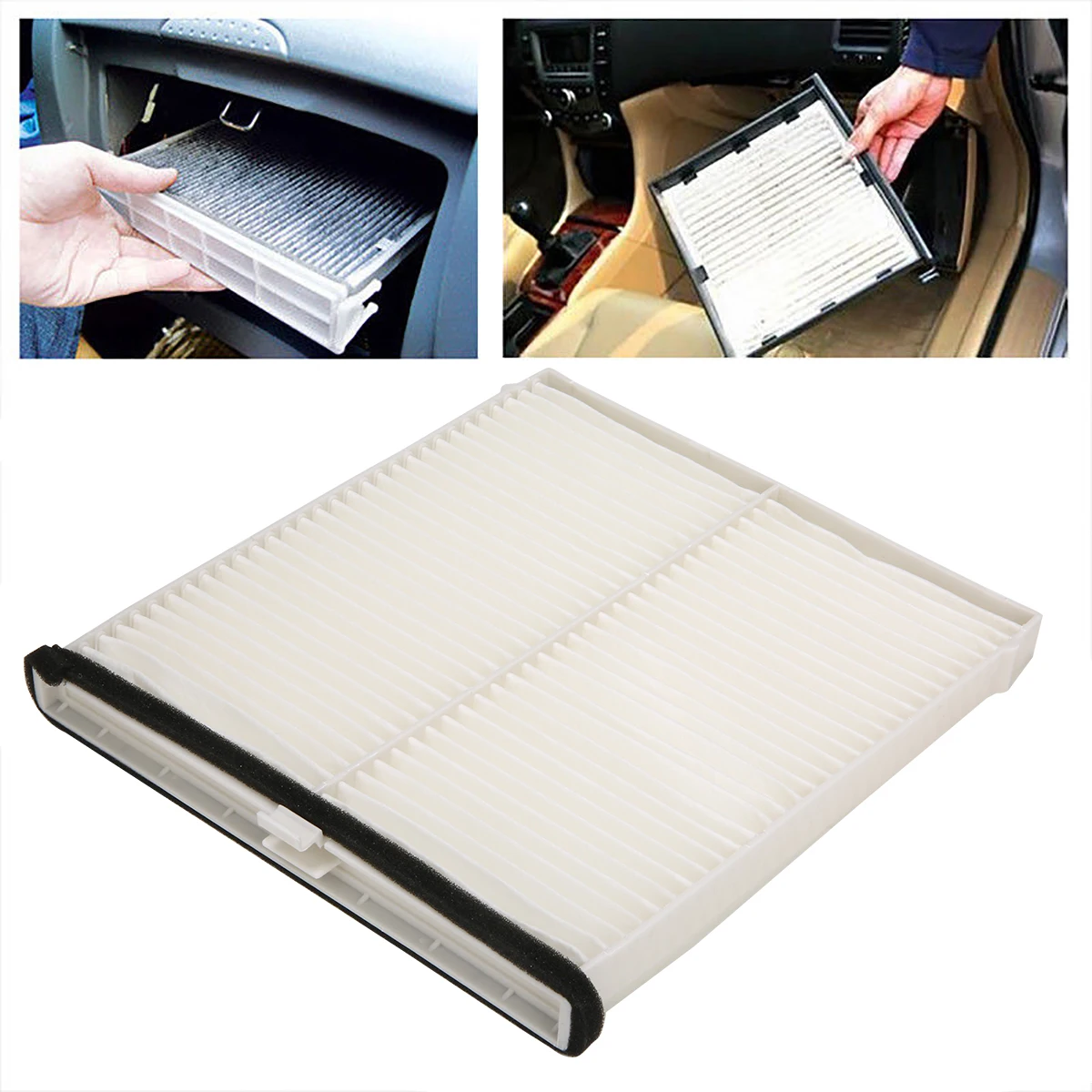 

Treyues 1pc Cabin Air Filter White Non-woven For Mazda 3 14-17 6 13-17 CX-5 12-17 OEM:KD45-61-J6X
