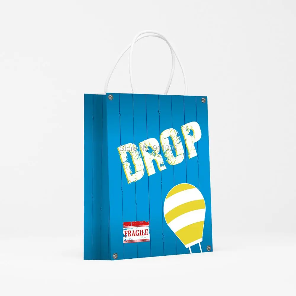 Drop Game тематическая вечеринка на день рождения сувениры украшения синяя