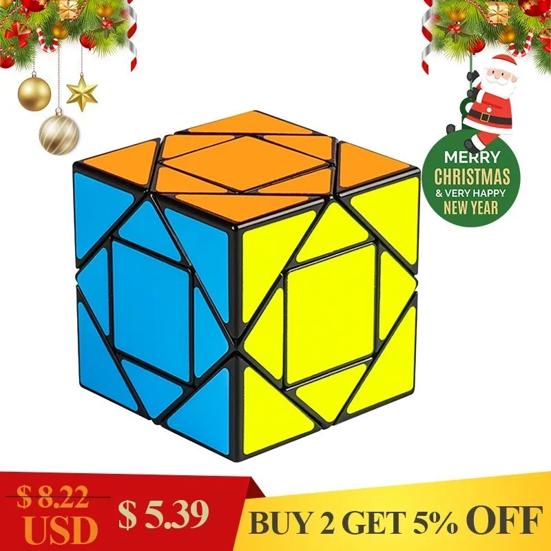 

Rowsfire MF8847 Mofang Jiaoshi Pandora New Cube Educational Toys For Children Brain Trainning - Black/Yellow/Orange