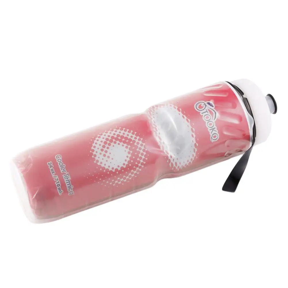 710 мл портативная уличная Изолированная бутылка для воды велосипед велосипедный спортивный Кубок фитнес-скалолазание бутылка для воды