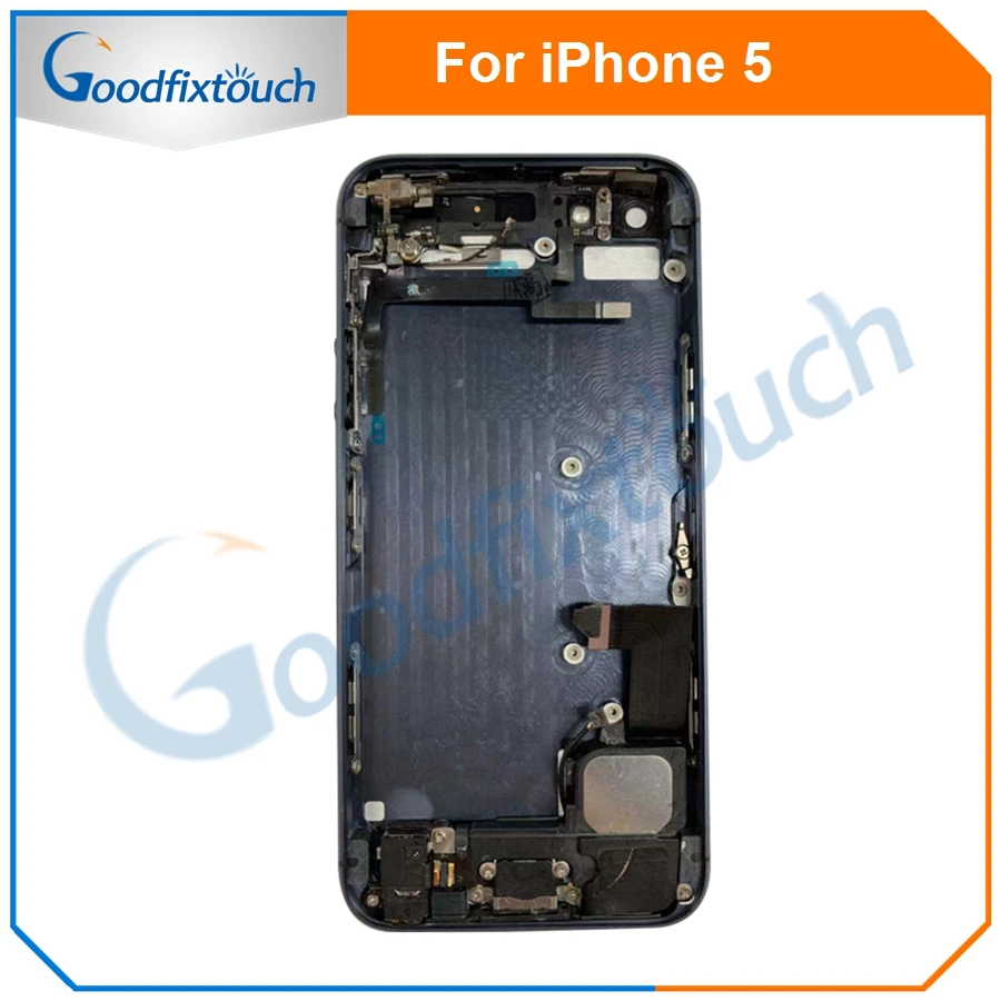 Задняя крышка для iPhone 5 корпус аккумуляторной двери задняя в сборе батареи с