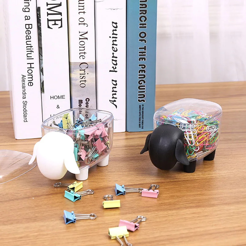 Cute Cartoon Elephant Sheep Cotton Swab Box Plastic Multifunction Home Office Supplies Lamb Paper Clips Organizer Toothpick Case|Toothpick Holders| - AliExpress